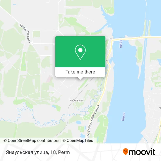 Янаульская улица, 18 map