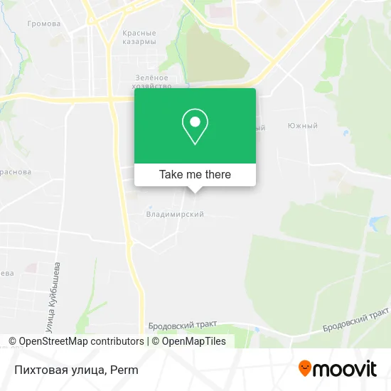 Пихтовая улица map