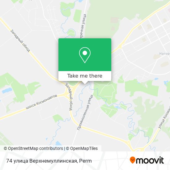 74 улица Верхнемуллинская map