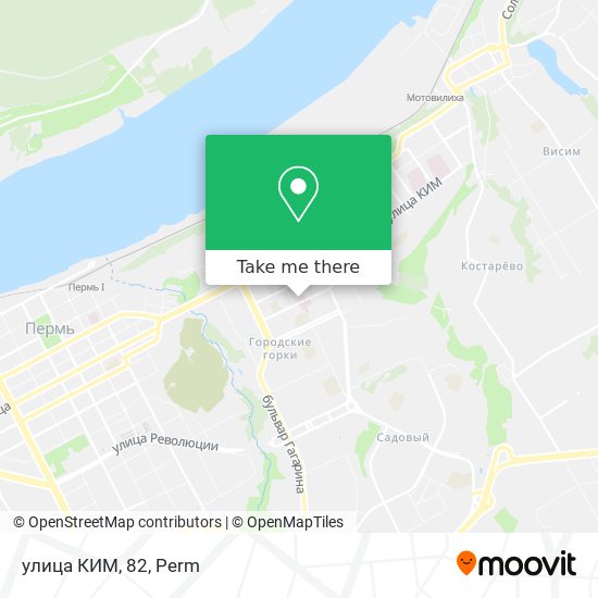 улица КИМ, 82 map