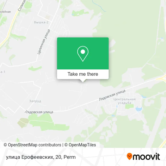 улица Ерофеевских, 20 map
