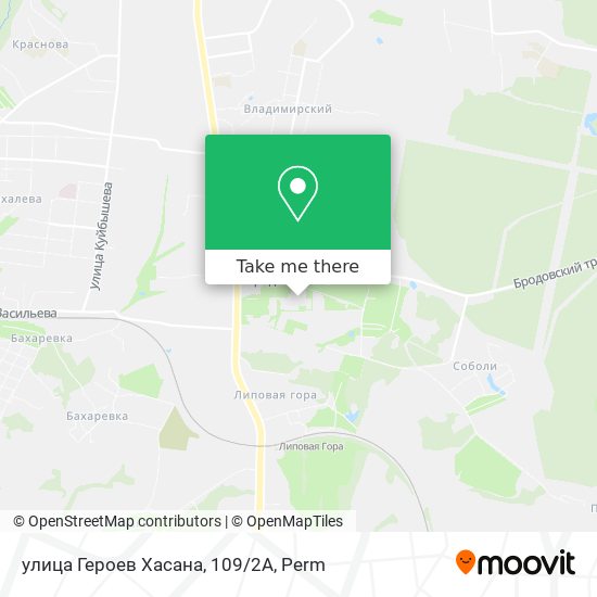 улица Героев Хасана, 109/2А map