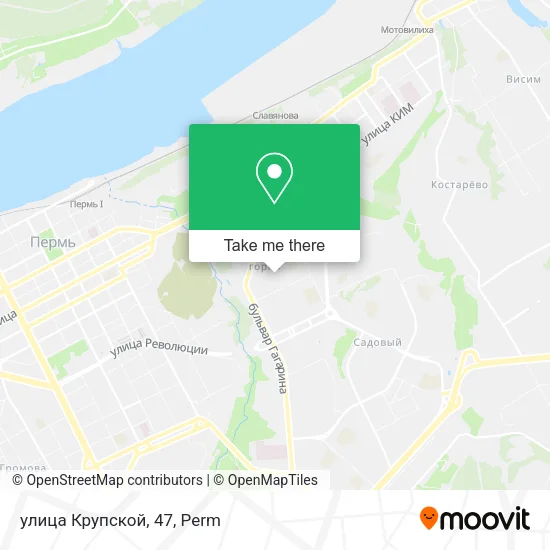 улица Крупской, 47 map