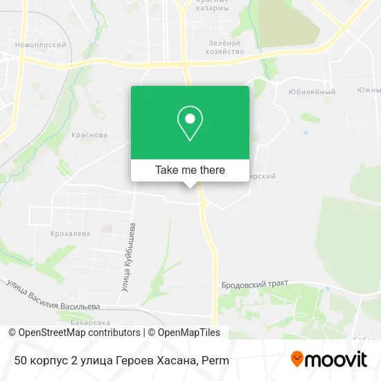 50 корпус 2 улица Героев Хасана map