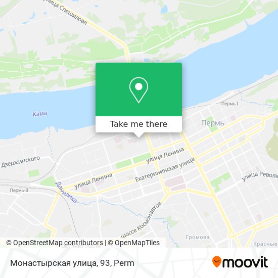 Монастырская улица, 93 map