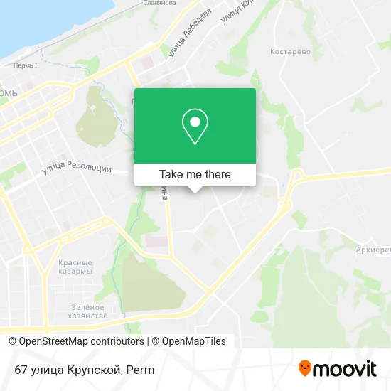 67 улица Крупской map