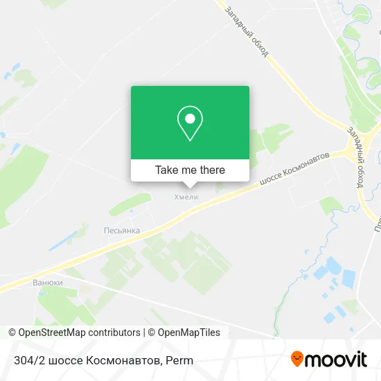 304/2 шоссе Космонавтов map