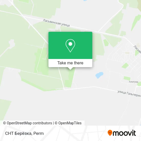 СНТ Берёзка map