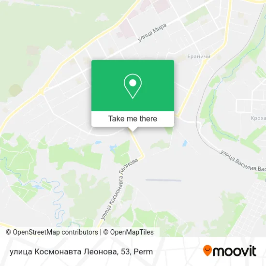 улица Космонавта Леонова, 53 map