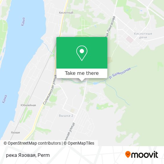река Язовая map