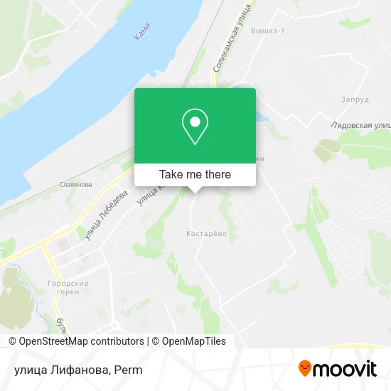 улица Лифанова map