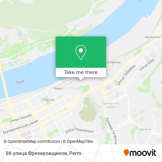 86 улица Фрезеровщиков map