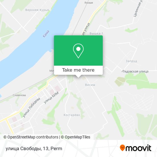улица Свободы, 13 map