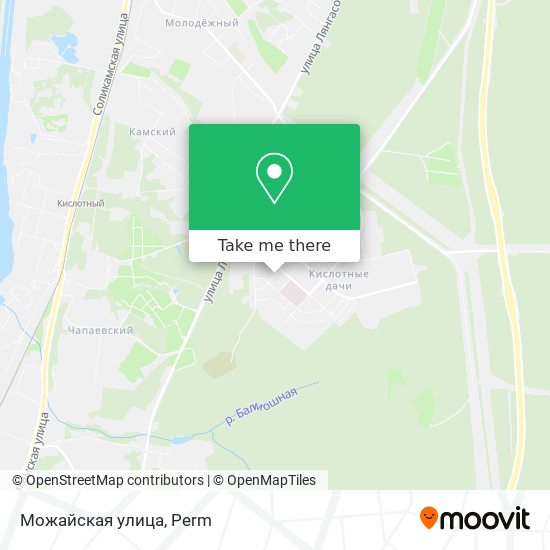 Можайская улица map