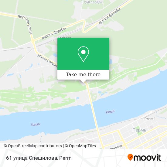 61 улица Спешилова map