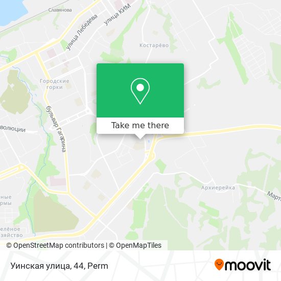 Уинская улица, 44 map