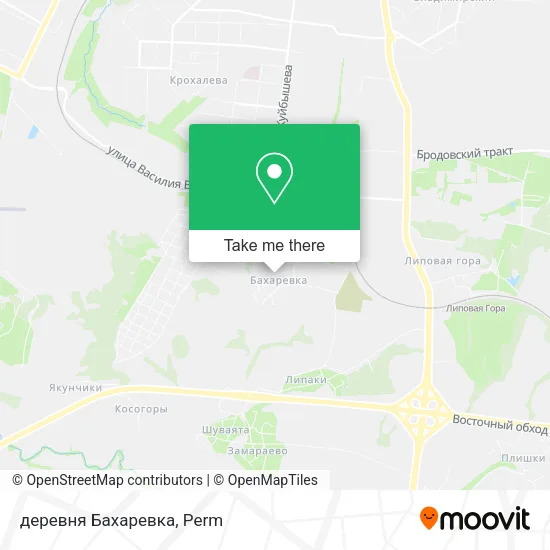 деревня Бахаревка map