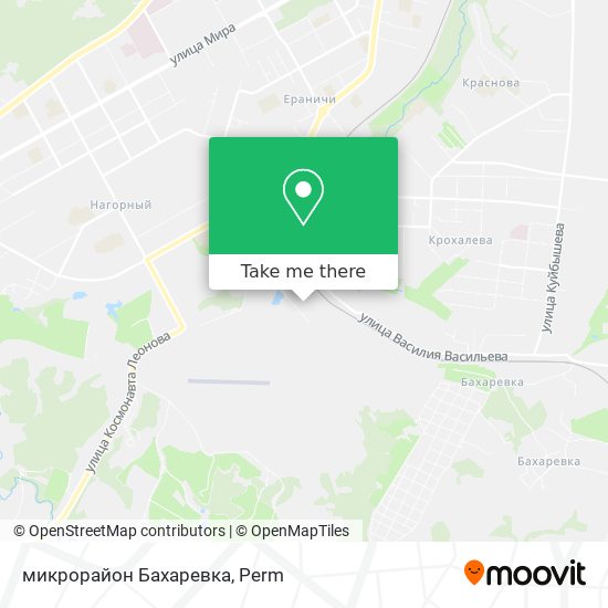 микрорайон Бахаревка map