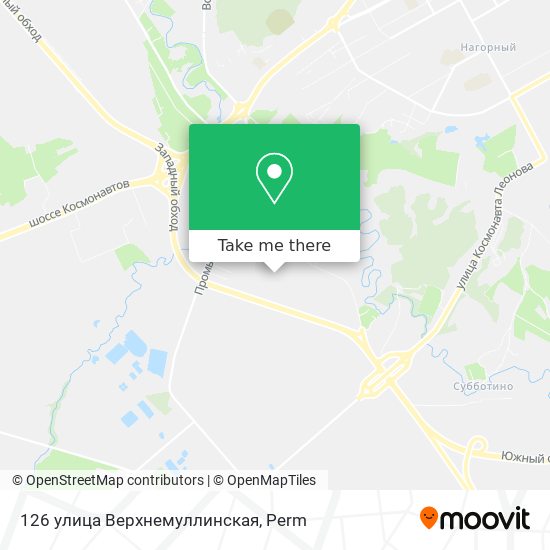 126 улица Верхнемуллинская map