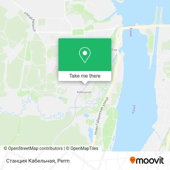Станция Кабельная map