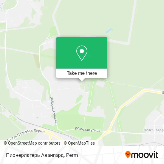 Пионерлагерь Авангард map