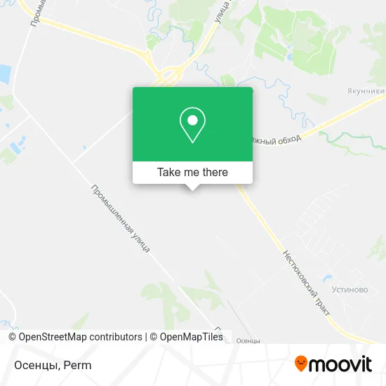 Осенцы map