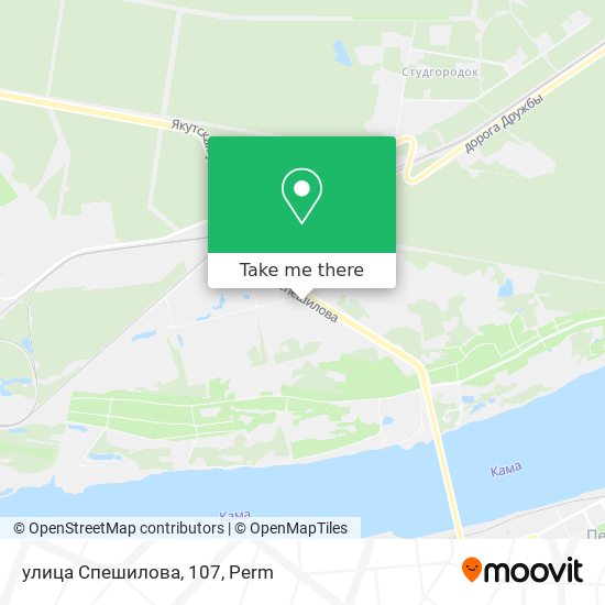 улица Спешилова, 107 map