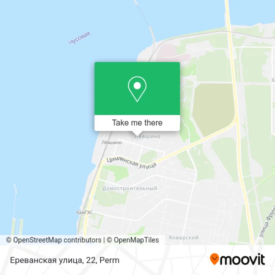 Ереванская улица, 22 map