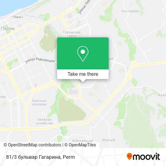 81/3 бульвар Гагарина map