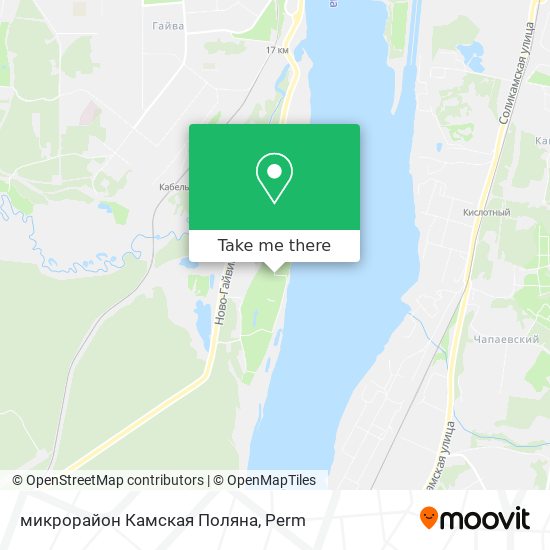 микрорайон Камская Поляна map