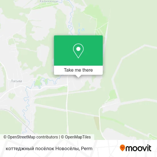 коттеджный посёлок Новосёлы map