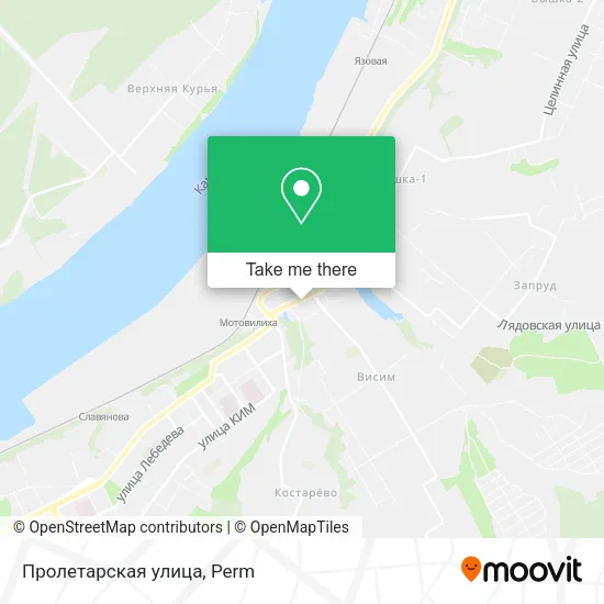 Пролетарская улица map