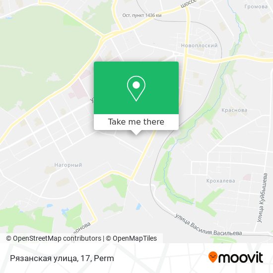 Рязанская улица, 17 map