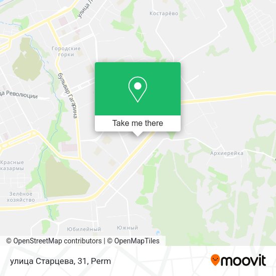 улица Старцева, 31 map