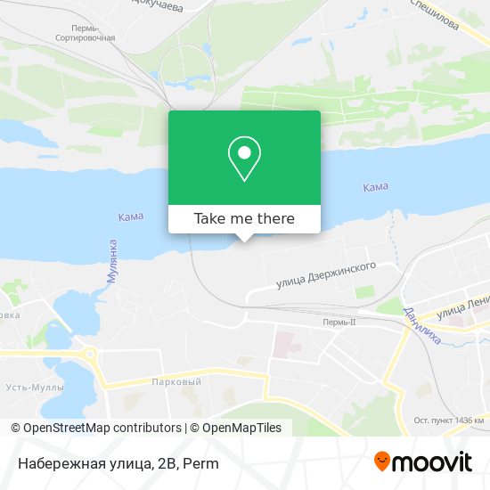 Набережная улица, 2В map