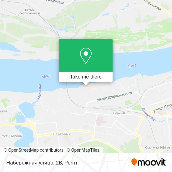 Набережная улица, 2В map