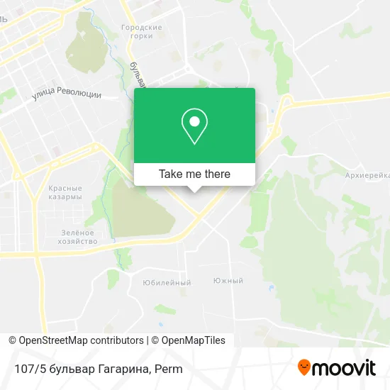 107/5 бульвар Гагарина map