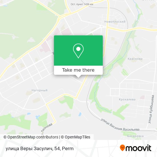улица Веры Засулич, 54 map