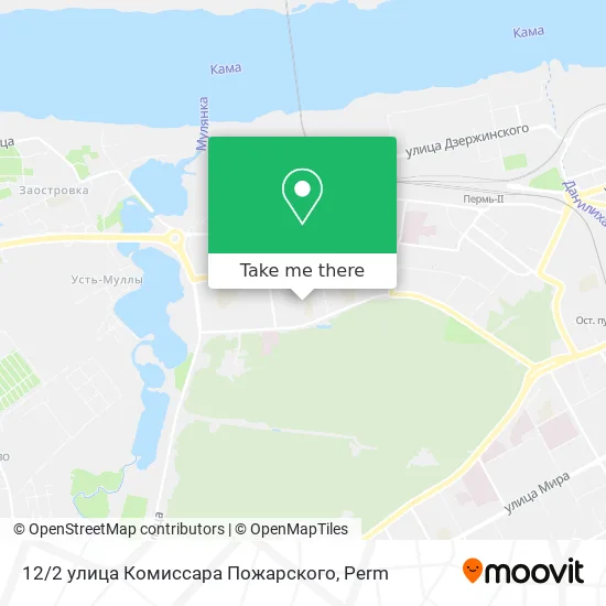 12 / 2 улица Комиссара Пожарского map