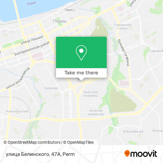 улица Белинского, 47А map