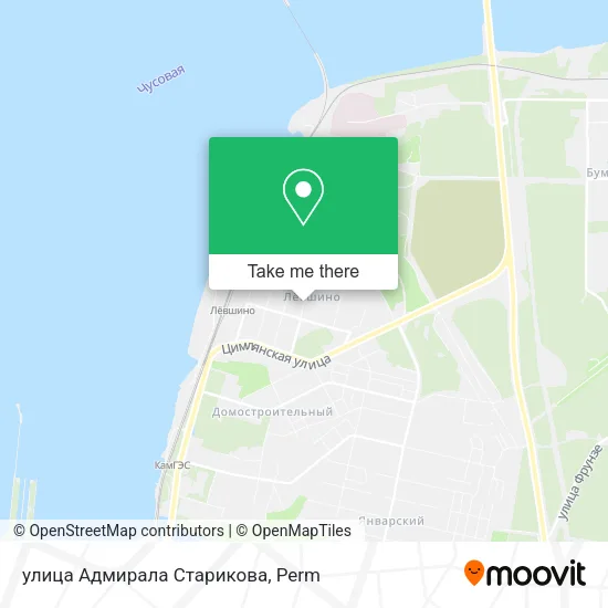 улица Адмирала Старикова map