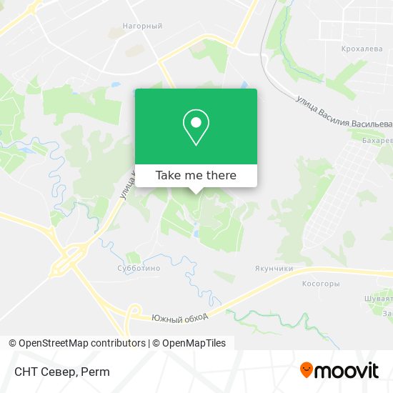 СНТ Север map