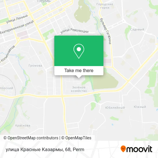 улица Красные Казармы, 68 map