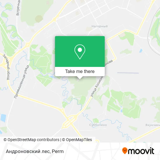 Андроновский лес map