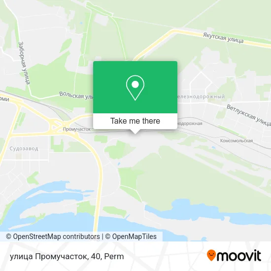 улица Промучасток, 40 map