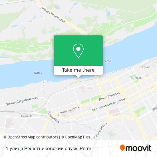 1 улица Решетниковский спуск map