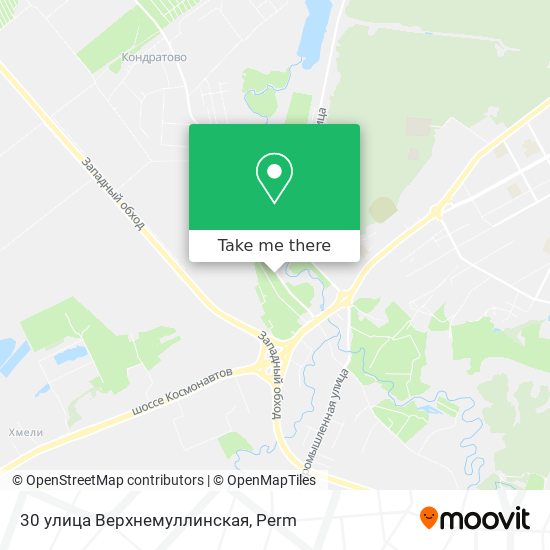 30 улица Верхнемуллинская map
