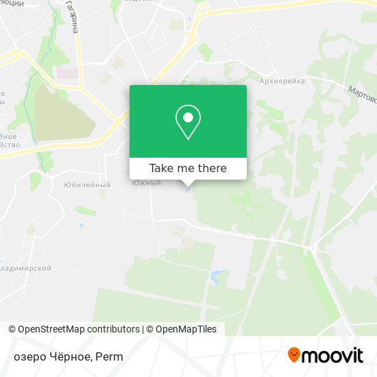 озеро Чёрное map