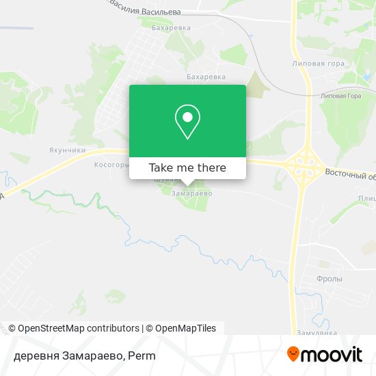 деревня Замараево map