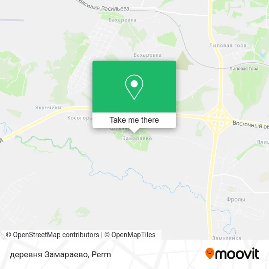 деревня Замараево map